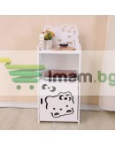 Нощно шкафче и етажерка за баня 2в1 Hello Kitty